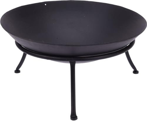Cast Iron Outdoor Fire Pit Bowl Round Patio Fire Large Outdoor Fire Pit