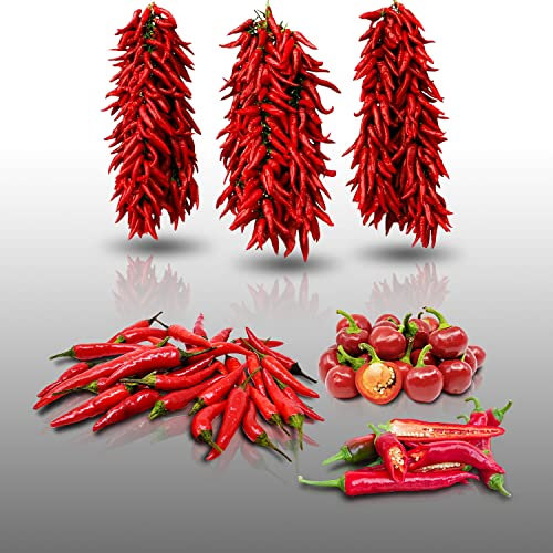 Lot de 100 graines à semer - Le Grenier d'Abondance - Fan de Piments - 4 sachets individuels