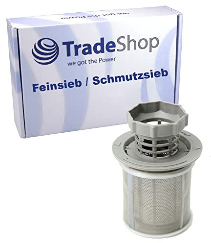 Trade-Shop Feinsieb Schmutzsieb Filter Set kompatibel mit ATAG VA9011 VA9011ZT VWA3935 VWA3935U/A01, kompatibel mit Hanseatic SF2HNA3 ART.:773643
