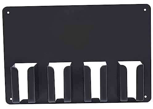 EXCEART Wall Mount Hair Clipper Holder Clipper Guard Holder and Barber Tools Organizer with Multi-Slot Storage for Combs Scissors Trimmers Salon or Home Use 11.81 X 7.87 X 1.96 in