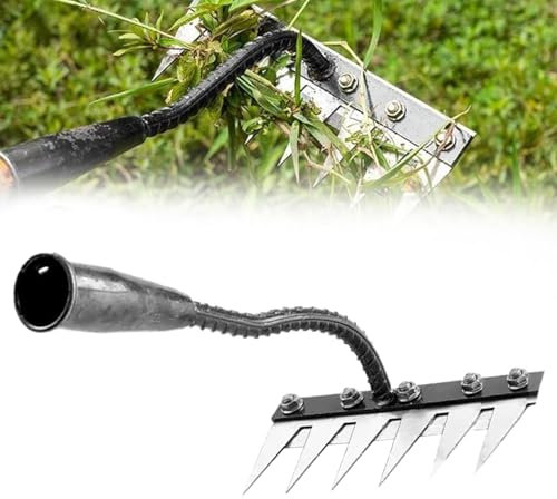Rastrello Giardino, Rastrello Da Diserbo, Rastrello Da Diserbo Da Giardino In Acciaio Al Carbonio, Rastrello Da Prato Scarificatore Manuale Per Diserbo/Allentamento Del Terreno/Pianta