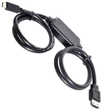 KAHDGSS Plugs Play USB C A Powereds Adaptadores ESATA Cable Convertidor De Velocidad Rápida De 5 Gbps para Disco Duro Externo Adaptadores USB C A ESATA para Unidad Externa