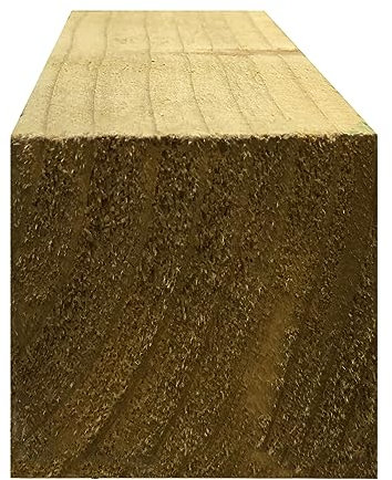 Ruby 3 x 3 (75mm) Pressure Treated Wooden Gate Fence Post 2.4m - Various Pack Sizes (1)