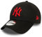 New Era New York Yankees MLB League Essential Black/Scarlet 9Forty Adjustable Cap - One-Size