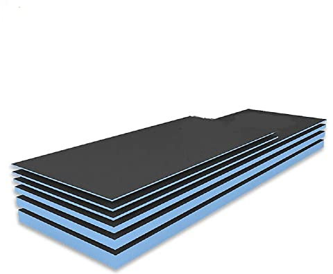 Art-of-Baan® Bauplatte 115x55cm I Hartschaumplatte 0,63m² I Hartschaumplatte 20mm Dicke I Dämmplatten für Innen & Außen I wasserundurchlässige XPS-Platte I extrem druckfest & wärmedämmend