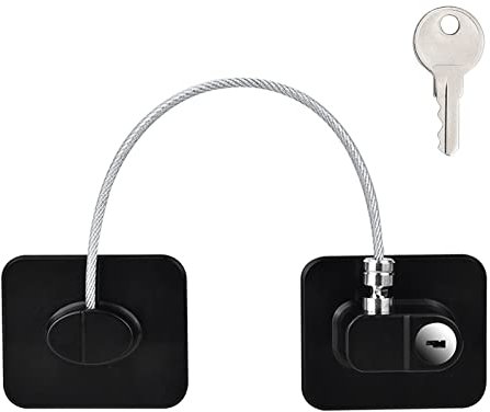 Sicherheits Fensterschlösser für Kinder, Fenster Schlösser für Babys, Fensterschloss Babysicherheit, Professionelle Fensterschlösser für Schrank, Schublade, Backofen, Kühlschrank, 1 Stück