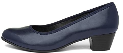 Jana Softline Womens Navy Court Shoe - Size 5 UK - Blue