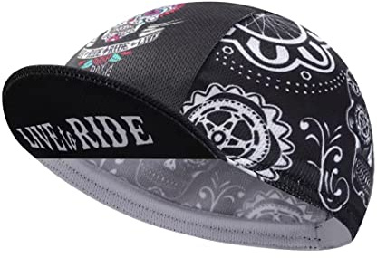 BikingBros Casquette de Cyclisme Amusante - en Polyester - Doublure de Casque de Cyclisme Respirante et Anti-Transpiration