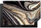 MuchoWow Herdabdeckplatte Ceranfeld Spritzschutz Küche Marmoroptik - Schwarz - Gold - Weiß - Glitter - Marmor 81.2x52 cm Induktionsherd Abdeckung Induktionskochfeld Ceranfeldabdeckung
