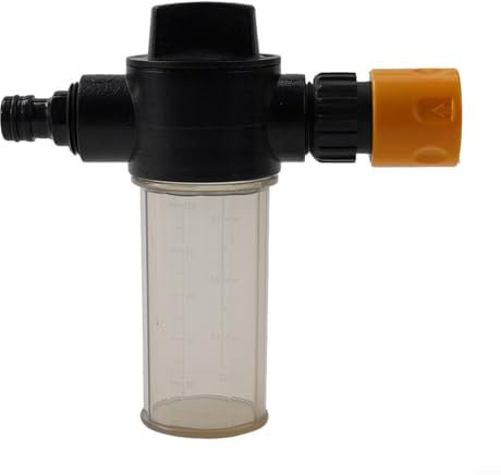 SMZhomeone Wasserschaum-Topf, 100 ml, Schaumsprüher verstellbar, Auto-Reinigungs-Schaumlanze Gartenschlauch, Schaumlanze Gartenbewässerungswerkzeug, 2O61WGQEH1QRRU46C8J798FT9Z2