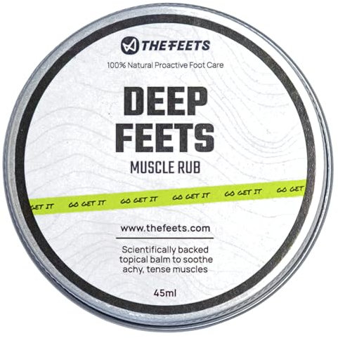 The Feets – Muscle Rub for Whole Body – Muscle Pain Relief, Effective Relief from Muscle Soreness, Improve Flexibility & Mobility, Speed Recovery – Natural Post-Workout Recovery Cream 45ml