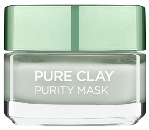 L'Oreal Paris Pure Clay Purity Mattifying Eucalyptus Face Mask 50 ml (Pack of 1)