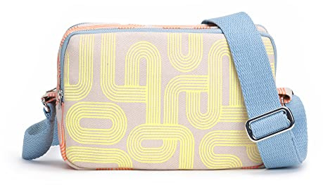 Eco Right Crossbody Bag Damen, Canvas Damen Handtasche Klein Und Umhängetasche Damen Mit Cotton Verstellbarem Riemen