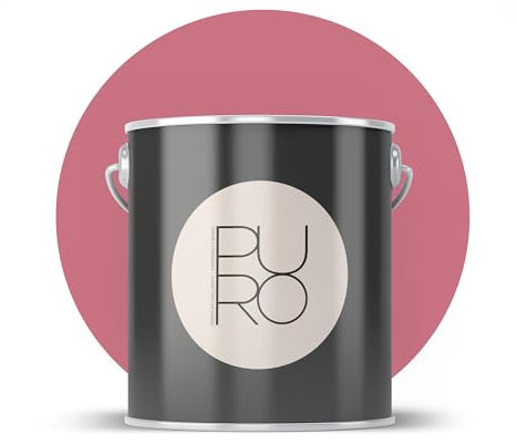 livingwalls PURO C2032 - Pintura de pared con muy alta opacidad, color interior mate de alta calidad, color rosa, 5 l