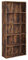 Panana Bücherregal, Holzregal mit 5 Fächern, Regale, Bücherschrank, Standregal Aufbewahrungsregal für Wohnzimmer, Büro, Arbeitszimmer 60 x 23,5 x 139 cm (Vintagebraun, 5 Fächer)