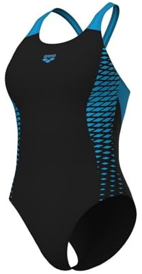 Arena Openings Damen Badeanzug, Black/Turquoise, 38