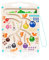 SRJQXH Magnetspiel Labyrinth, Magnetisches Kugellabyrinth, Hölzernes Labyrinth Spiel, Aufklärungsspielzeug, Geeignet für Kinder, um Zählen, Rechnen und Farberkennung zu Lernen
