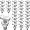 Jyvex 30 tornillos de cabeza de martillo M8 x 25 de acero inoxidable A2-70, tornillo de cabeza de martillo con tuercas de dientes de bloqueo, tuercas de brida M8, tornillos para rieles de montaje