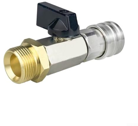 Válvula de bola de alta presión con interruptor de encendido y apagado de fácil control y conector rápido compatible con Kaichi para uso de 4500 PSI