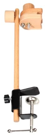 perfk Support pour Tambour à Broder, Support pour Cadre à Broder, Portable en Bois pour projets de Loisirs créatifs et Point de Croix.