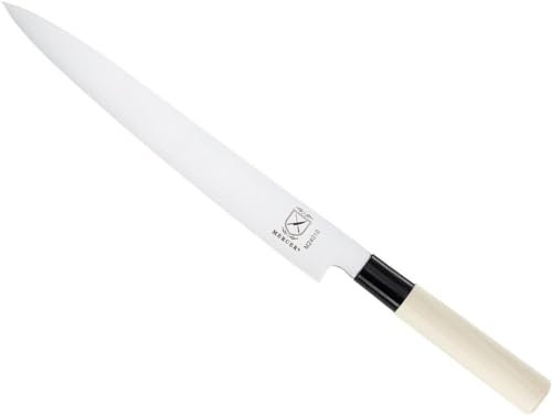 Mercer Culinary Asian Collection Knives 10-inch Yanagi Sashimi Knife Wooden Handle