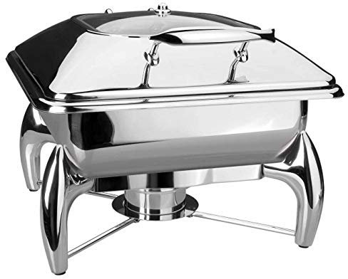 LACOR 69092-Chafing Dish Luxe GN 2/3, 5'5 L, 50 W, Acciaio Inossidabile, No Color