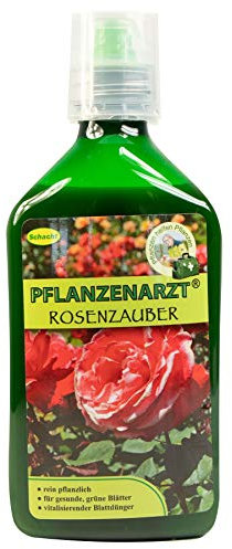 PFLANZENARZT® Rosenzauber, Organischer PK-Flüssigdünger/Blattdünger für Rosen, 350ml