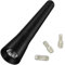 3 Pièces Antenne de Toit de Voiture, 6.5 CM Antenne Voiture Courte Puissante Universelle avec Adaptateur Filetage M4, M5, M6, Mini Antenne de Voiture en Acier Inoxydable pour Tous Les Voiture