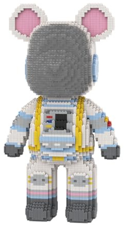 DAHONPA Micro blocchi da costruzione per adulti (5100 pezzi), set di mattoni a forma di orso creativo per casa e ufficio, da collezione, regalo per adulti e bambini