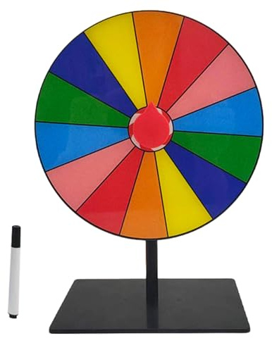 MCAOAL Tavola Premio Giradischi Ruota Premio Gioco Giradischi Disegna Ruota Roulette Per Partito Incontri Carnevali Fiera