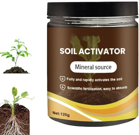 Soil Activated, 2026 Nouvel Activateur De Sol Organique Et Engrais Pour Plantes Pour Plates-bandes Surélevées, Gazon Et Terreau, Engrais Pour Plantes D'intérieur Pour Des Fleurs Et Des Plantes (1Pcs)