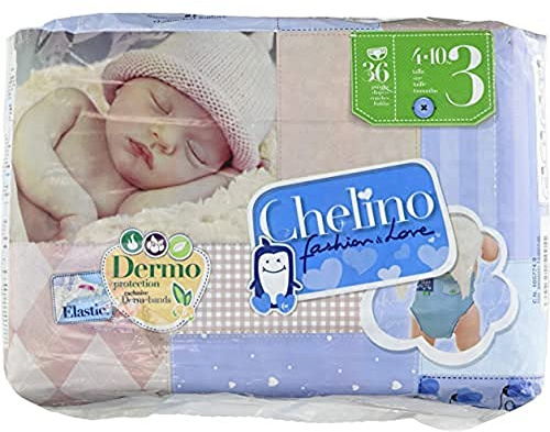 Indas Chelino Fashion & Love Windeln Midi, Gr. 3 (4-10 kg)