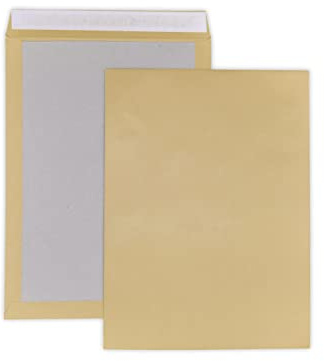 10 Umschlag DOS RIGID CARTON A3 C3 320 x 430 mm für das Senden ohne BROWN Kartenumschlag Klapp