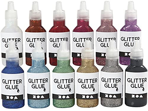 Creativ Glitter Glue, Assorted Colours, One Size