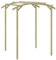 CIADAZ Gartenpergola Imprägniertes Kiefernholz 180×197×210 cm, Balkon Pavillon, Beschattung Terasse, Gartenpergola, Garten Verzierung