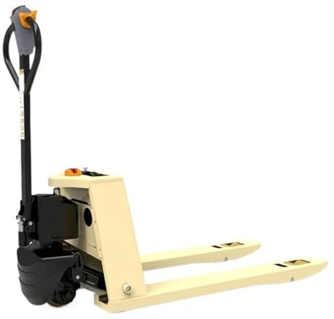 XSDAJSD Carretillas Elevadoras de paletas, transpaleta eléctrica con Capacidad de 4400 Libras, transpaleta con Motor de Litio, transpaleta Totalmente eléctrica para Uso Industrial (Beige, 68,5 cm)