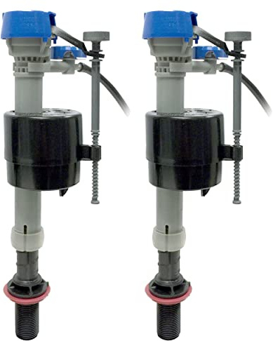 Fluidmaster 400H-5003 Performax Universal Toilet Fill Valve with Tank and Bowl Water Control 2-Pack, Blue