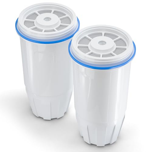 Water Filter Replacement 5-Stage Fit for Zero 32 Cup Dispenser and Pitcher Filter, Compatible with Zero Filter 2 Pack, ZR-001 ZR-017 ZR-004 ZP-006 ZD-013 ZS-008, Reduce Lead, By BOGDA