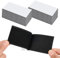 20 Stück Klettband Selbstklebend Extra Stark, 50 mm × 100 mm Doppelseitig Klettverschluss Selbstklebend, Selbstklebendes Klebepad für Wände, Boden, Tür, Couch-Kissen, DIY (Schwarz) (20)