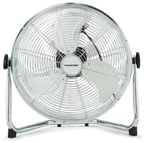 Ventilador de Suelo BLAUPUNKT BP2023 130W 50cm 3 Velocidades Cromado Industrial