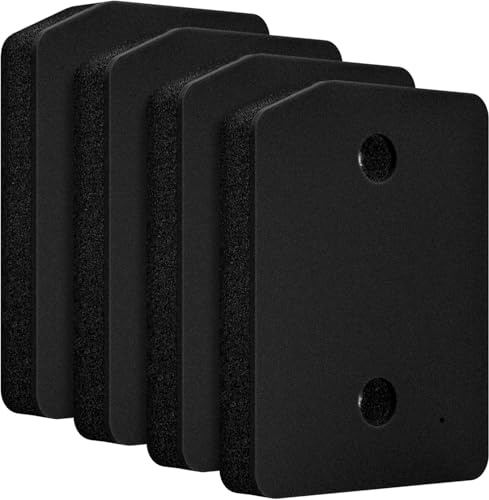 4 filtersats för Miele T1 torktumlare 9164761, Miele torkfilter, värmepumpstorkfilter, grundfilter och skumfilter för värmepumpork, kondenseringstork, 207 x 157 x 30 mm