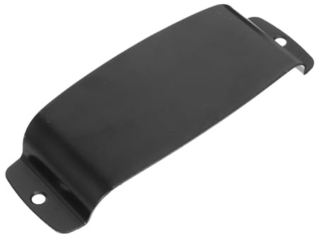 FOMIYES Accesorio para bajo funda protectora de pastilla en aleación de zinc negra, protege pickups y mantiene sonido, ideal como regalo para jugadores de bajo en celebraciones