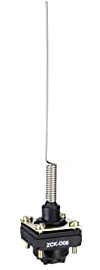 Schneider Electric ZCKD06 Métal Tête D'interrupteur de Position ZCKD, Tige Souple à Ressort