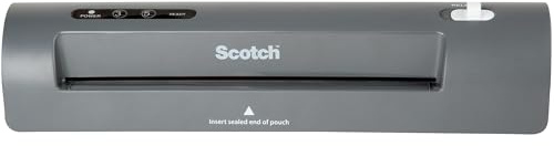 Scotch® TL901SC Thermal Laminator Combo Pack, 11 H x 9 W x 9 D, Silver