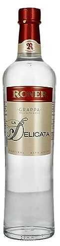 Roner La Delicata (1x 0,7l) - Grappa Delicata dalla Distilleria Artigianale Alto Adige Südtirol più premiata d'Italia - 700 ml