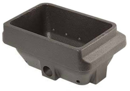 Easyricambi Braciere in ghisa crogiolo braciere per Stufa a Pellet 16,5 x 10,6cm H: 75mm Bocca: 142x84mm