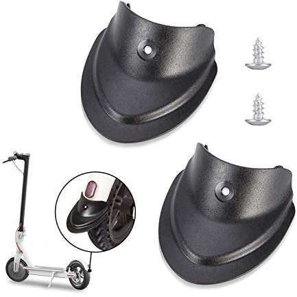 Tinke Scooter Fender Garde-Boue Avant et arrière Fish Tail Boue Prévention des éclaboussures Support de Garde-Boue Accessoires pour Xiaomi Mijia M365 / M365 Pro Scooter