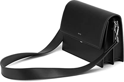 JW PEI Mini Flap Borsa A Tracolla Da Donna - Nero Carbone