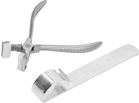 Wifehelper Mini Piegatrice Universale Piegatrice Manuale Pinza Piegatrice Macchina Piegatrice Piegatrice in Acciaio Inossidabile Strumento Leva Fai da Te Ferro Utensili Manuali Creativi