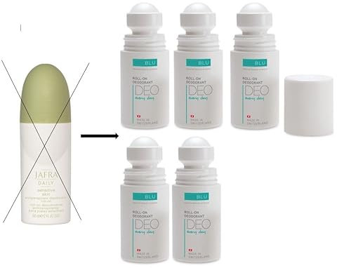 NIOBLU Deodorant Roll-on 5er Set, 5x50ml